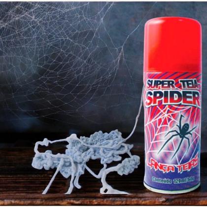 Imagem de Kit 2 Lança Teias Serpentina Carnaval Festa Folia Super Teia Spray