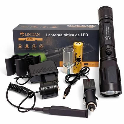 Imagem de Kit 2 Lanternas LED Luz Verde com Acionador Remoto e Suporte