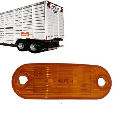 Imagem de Kit 2 lanternas placa bivolt onibus caminhão carreta van 