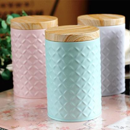 Imagem de Kit 2 Lata Biscoito Organizador Decorativo Metal ul