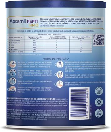 Imagem de Kit 2 latas Aptamil Pepti 800gr NOVA EMBALAGEM MESMA FORMULA