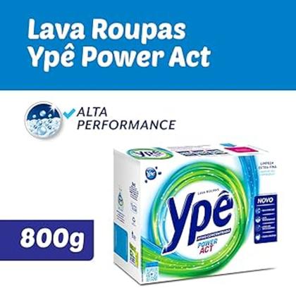 Imagem de Kit 2 Lava Roupas em Pó 800gr Power Action - YPE POWER ACTION