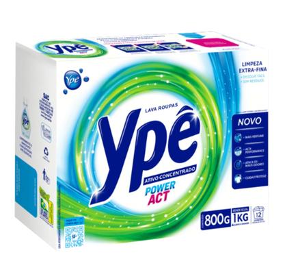 Imagem de Kit 2 Lava Roupas em Pó 800gr Power Action - YPE POWER ACTION