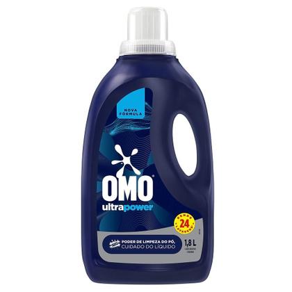 Imagem de Kit 2 Lava-Roupas Líquido Omo Ultra Power 1,8l