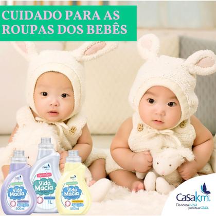 Imagem de Kit 2 Lava Roupas Líquido Roupinhas Bebês & Crianças Casakm