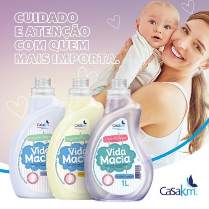 Imagem de Kit 2 Lava Roupas Líquido Roupinhas Bebês & Crianças Casakm