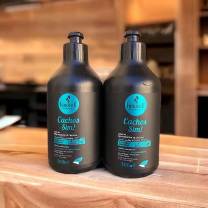 Imagem de kit 2 Leave in Haskell Cachos Sim Definição e Nutrição 300 ML