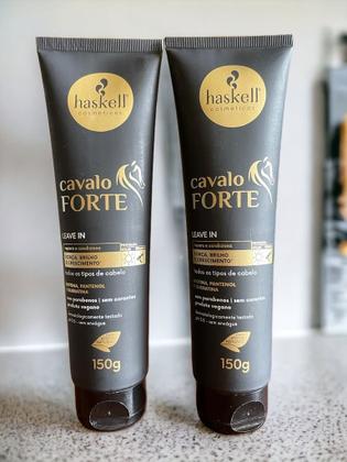 Imagem de Kit 2 Leave in Haskell Creme De Pentear Cavalo Forte 150g