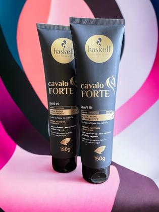 Imagem de Kit 2 Leave in Haskell Creme De Pentear Cavalo Forte 150g