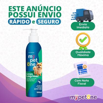 Imagem de Kit 2 Limpa Lagrimas Mypetone - 100mL