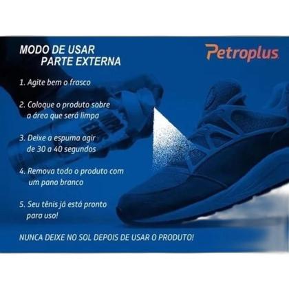Imagem de Kit 2 limpa tênis petroplus premium