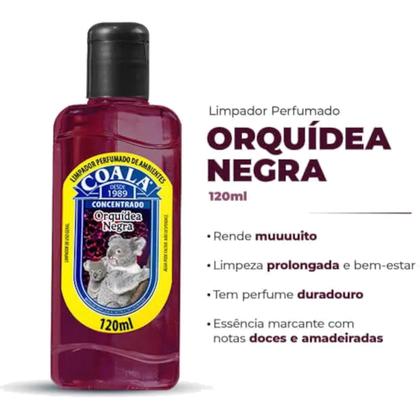 Imagem de Kit 2 Limpador Perfumado Ambiente 120Ml Coala Orquídea Negra