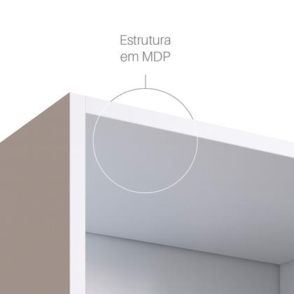 Imagem de Kit 2 Livreiros para Sala Escritório Quarto Estante Multiuso Prateleiras Conjunto Biblioteca Organizador