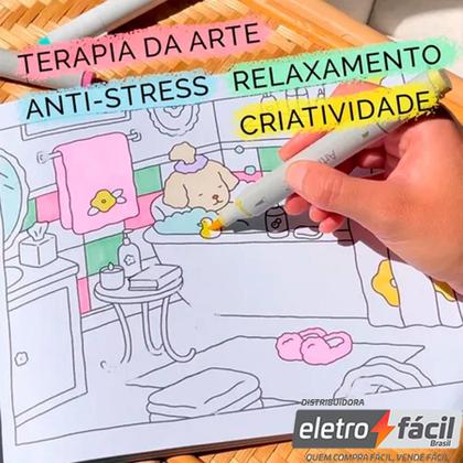 Imagem de Kit 2 Livrinho de Pintura Bobbie Goods + Canetinha 80 Cores