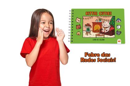 Imagem de Kit 2 Livro de Colorir Cuties 128 Páginas Bunny e Kittie