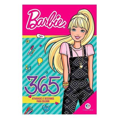 Kit 2 Livros 365 Atividades e Desenhos Barbie + 333 Atividades para Meninas Imagem de Kit 2 Livros 365 Atividades e Desenhos Barbie + 333 Atividades para Meninas