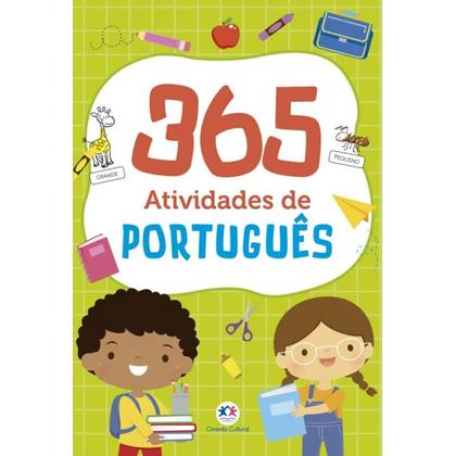 Imagem de Kit 2 Livros 365 Atividades Educativas Passatempo Português Matemática