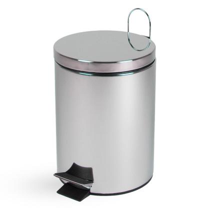 Imagem de Kit 2 lixeiras 7 litros com pedal e cesto removível aço inox Healer