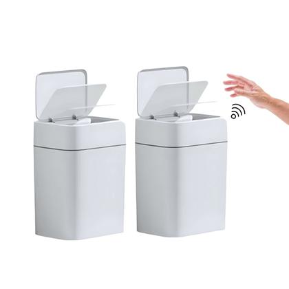 Imagem de Kit 2 Lixeiras Automática com Sensor Inteligente 12 Litros LXP12 NKF