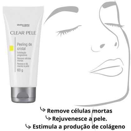 Imagem de Kit 2 Loção Clareadora + 1 Peeling Clear Pele Abelha Rainha