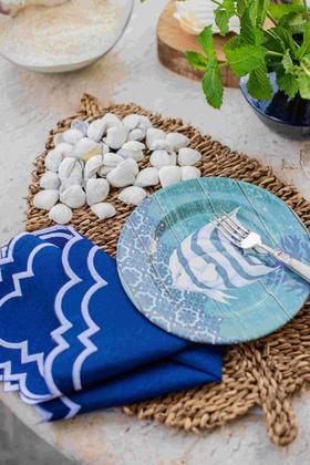 Imagem de Kit 2 Lugar Americano Fibra Natural Seagrass 34X49Cm Rafimex