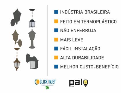 Imagem de Kit 2 Luminária Chão Poste Balizador Colonial Jardim Pre 433