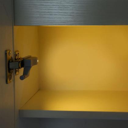 Imagem de Kit 2 Luminária Dobradiça Led P/ Armário Sensor Automático