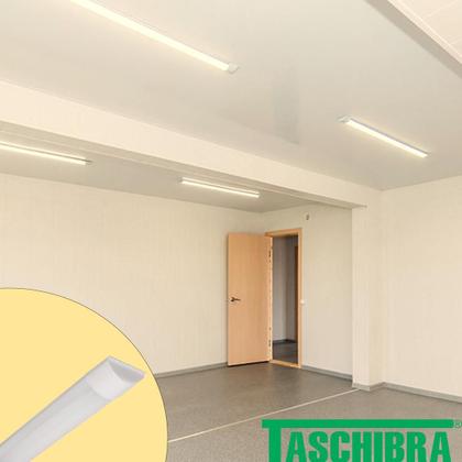 Imagem de Kit 2 Luminaria Led Sobrepor Slim 36w 100cm Luz Neutra 4000k