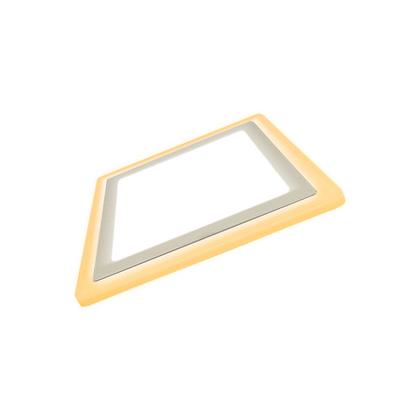 Imagem de kit 2 LUMINÁRIA PAINEL LED DUAL COLOR 6W+3W EMBUTIR QUADRADO