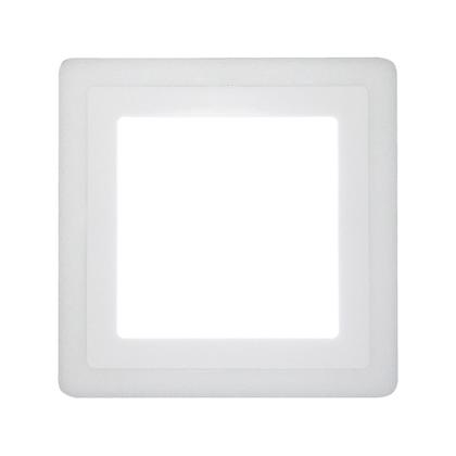 Imagem de kit 2 LUMINÁRIA PAINEL LED DUAL COLOR 6W+3W EMBUTIR QUADRADO