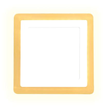 Imagem de kit 2 LUMINÁRIA PAINEL LED DUAL COLOR 6W+3W EMBUTIR QUADRADO