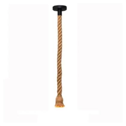 Imagem de Kit 2 Luminária Pendente Corda 1,80cm em Sisal Designer Rústico