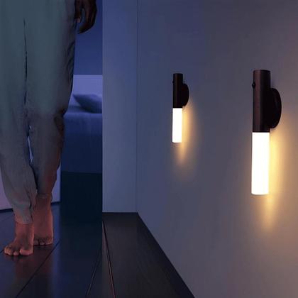 Imagem de Kit 2 Luminárias De Led Parede Sensor Quarto Portátil Usb Imã Mesa Bastão