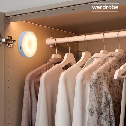 Imagem de Kit 2 Luminárias Led Com Sensor De Movimento Sem Fio Recarregável