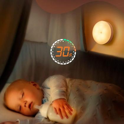 Imagem de Kit 2 Luminárias Led Com Sensor De Movimento Sem Fio Recarregável