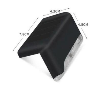 Imagem de KIT 2 luminarias Solar Sensor Balizador LED de LUZ QUENTE LED MT078 Carregamento Solar, Área Externa, Diferentes para Casa.