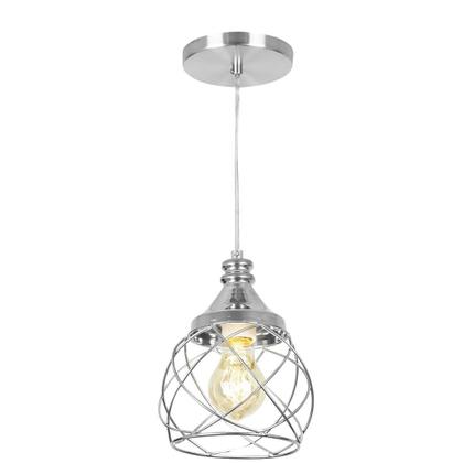 Imagem de Kit 2 Lustres Pendente Esfera Aramado Escovado 15cm