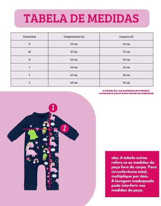 Imagem de Kit 2 Macacão longo com punhos Enxoval Roupa Bebê Protetor Ziper Menino Menina 100 algodão Suedine Tamanhos P M G 1 2 3