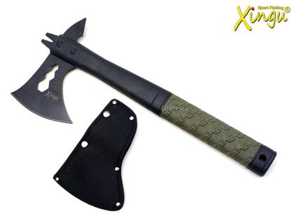 Imagem de Kit 2 Machadinhos Esportivos Xingu C/ Cabo Emborrachado e Bainha - XV3449/XV3450