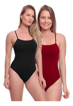 Imagem de Kit 2 Maiôs Natação Hidroginástica Regulagem Piscina Fitness