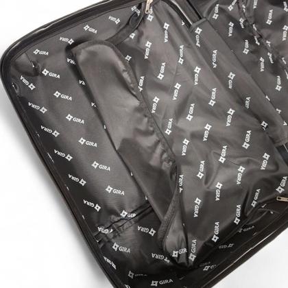 Imagem de Kit 2 Malas de Viagem ABS Cor Prata com Segredo de Segurança