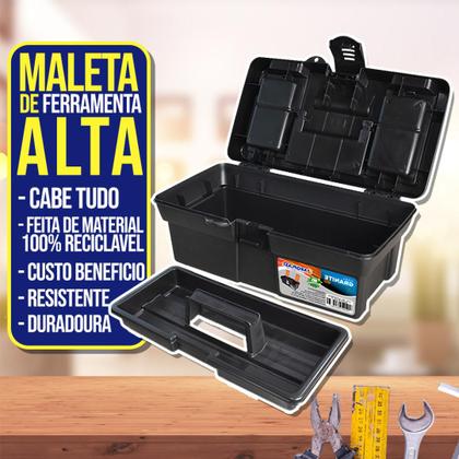 プリズマセット Kit 2 Maletas Caixa de Ferramentas Grande Reforçada Multiuso
