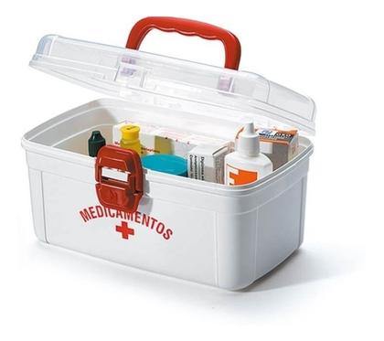 Imagem de Kit 2 Maletas P/ Medicamentos Primeiros Socorros 19x16x10CM