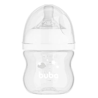 Imagem de Kit 2 Mamadeiras Buba Branco Nuvem Easy Flow Anticólica
