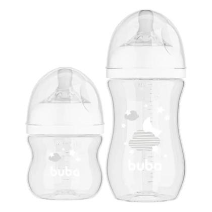 Imagem de Kit 2 mamadeiras easy flow nuvem branca - buba
