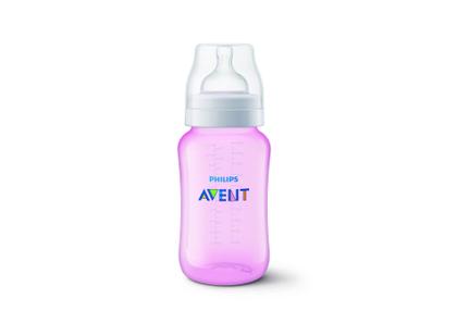 Imagem de Kit 2 Mamadeiras Philips Avent Classic 330Ml Rosa + Bico N4