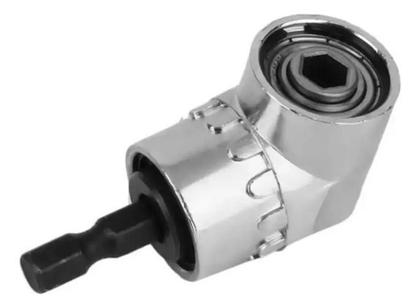 Imagem de Kit 2 Mandril Angular 1/4 Para Parafusadeiras Charbs