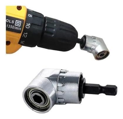 Imagem de Kit 2 Mandril Angular 1/4 Para Parafusadeiras Charbs