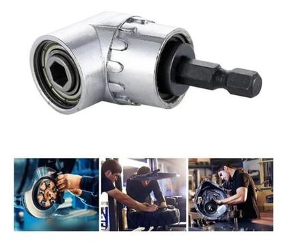 Imagem de Kit 2 Mandril Angular 1/4 Para Parafusadeiras Charbs