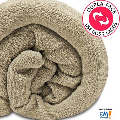 Imagem de Kit 2 Manta Cobertor Solteiro Microfibra Soft Macia Fleece 150x220cm Camesa - Emcompre
